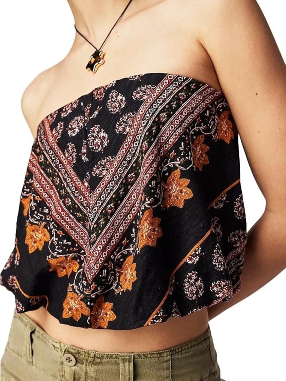 Free People Borderline Tube Top